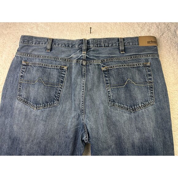 Urban Pipeline Mens Relaxed Bootcut Jeans‎ 40x30 Blue Denim Casual Everyday Wear - Picture 11 of 12